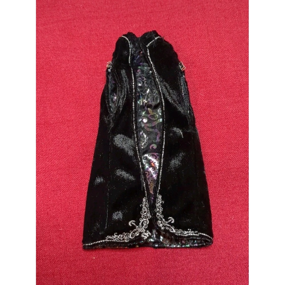 Shadow High‎ Rainbow Vision Costume Ball Demi Batista Long Black Coat/Vest/Cape